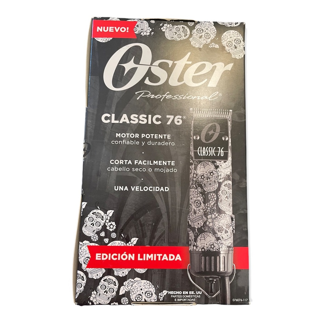 COPY - Oster Skulls Classic 76 Professional Hair Clipper, T-finisher & 10 Pc Co…
